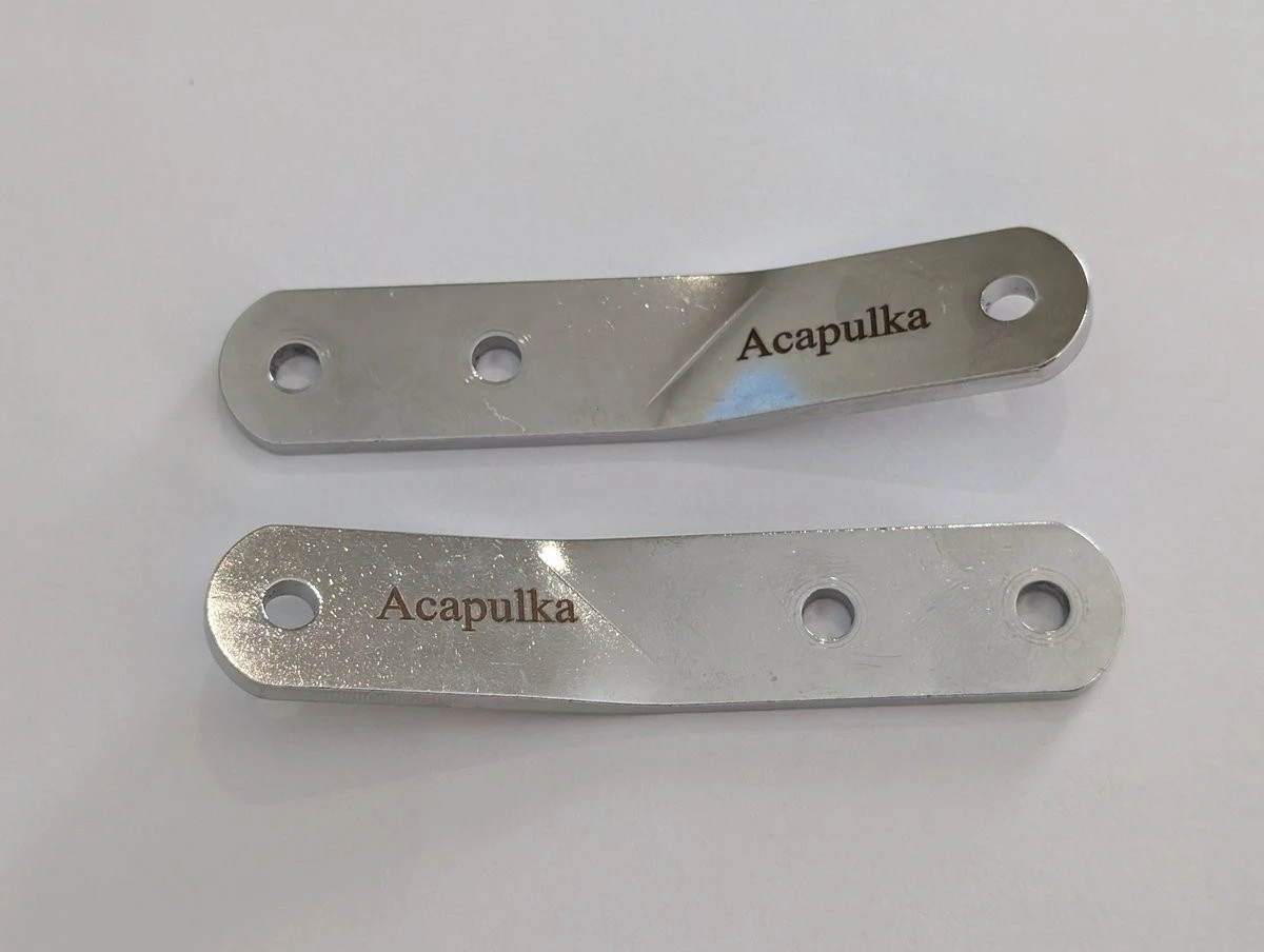 Acapulka Drag Fittings Incl. Screws ( Pair) 3 Acapulka Drag Fittings Incl. Screws ( Pair)