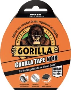 Devant -Fischer Boutique duct tape gorilla tape noir 1